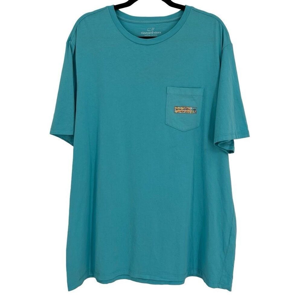 Vineyard Vines Teal Short Sleeve Tee